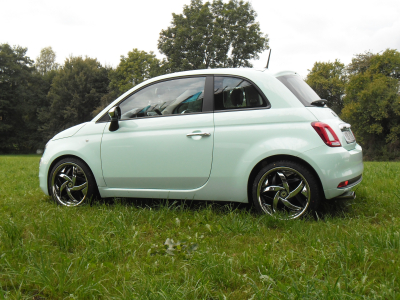 Fiat 500 lattementa grün