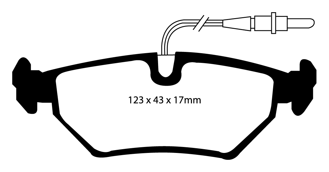 EBC Blackstuff Brake pads rear