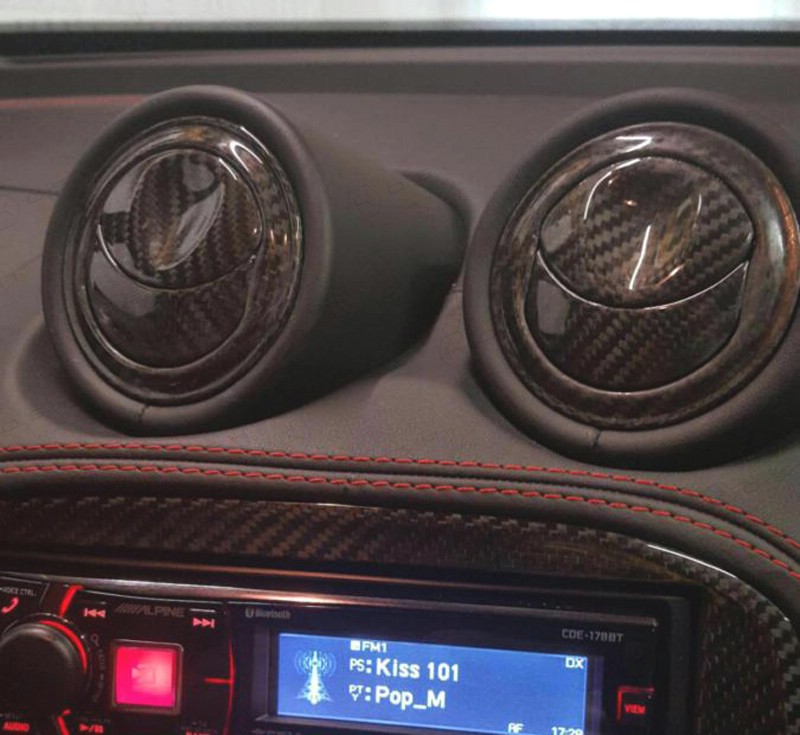 Koshi Carbon Interior Directional Air Vent Cover