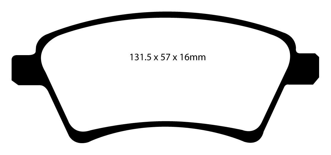 A1925 EBC Blackstuff Brake pads front