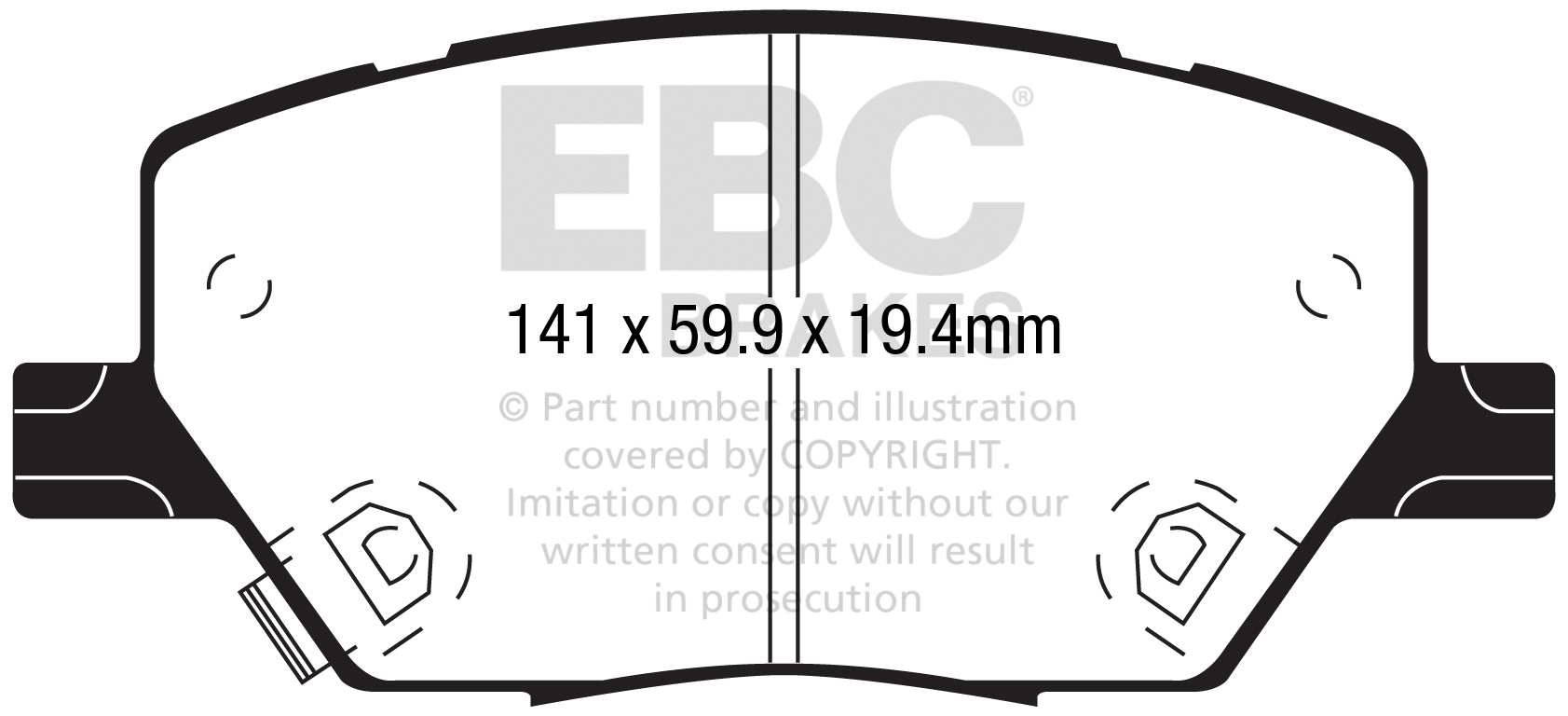 EBC Blackstuff Brake pads front