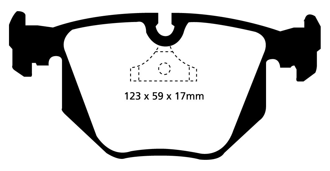 A0871 EBC Yellowstuff Bremsbeläge hinten