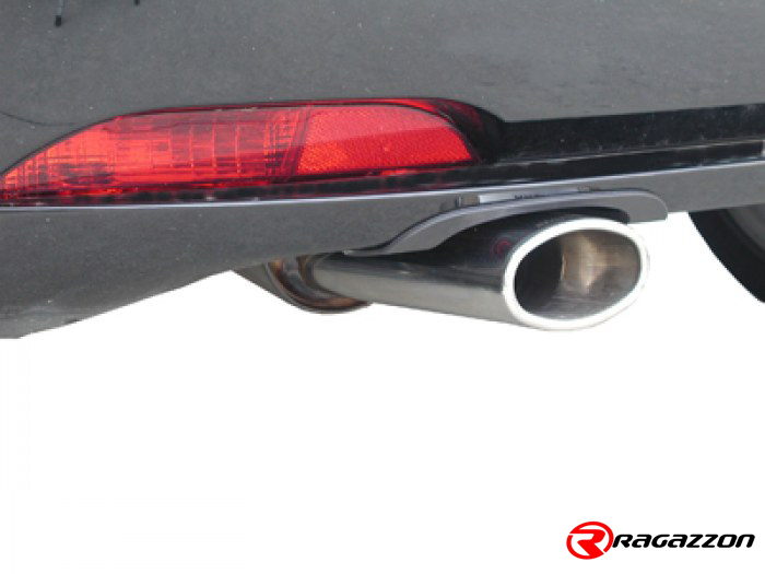 Ragazzon rear silencer 1x 115x70mm oval