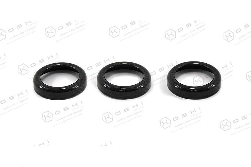Carbon-fiber-Alfa-Romeo-Giulietta-center-console-switch-frames-SKU-ARG-017 Koshi Carbon Bedienelementverkleidung Mittelkonsole