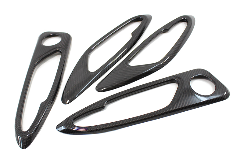 Koshi Carbon internal door handles frame trim