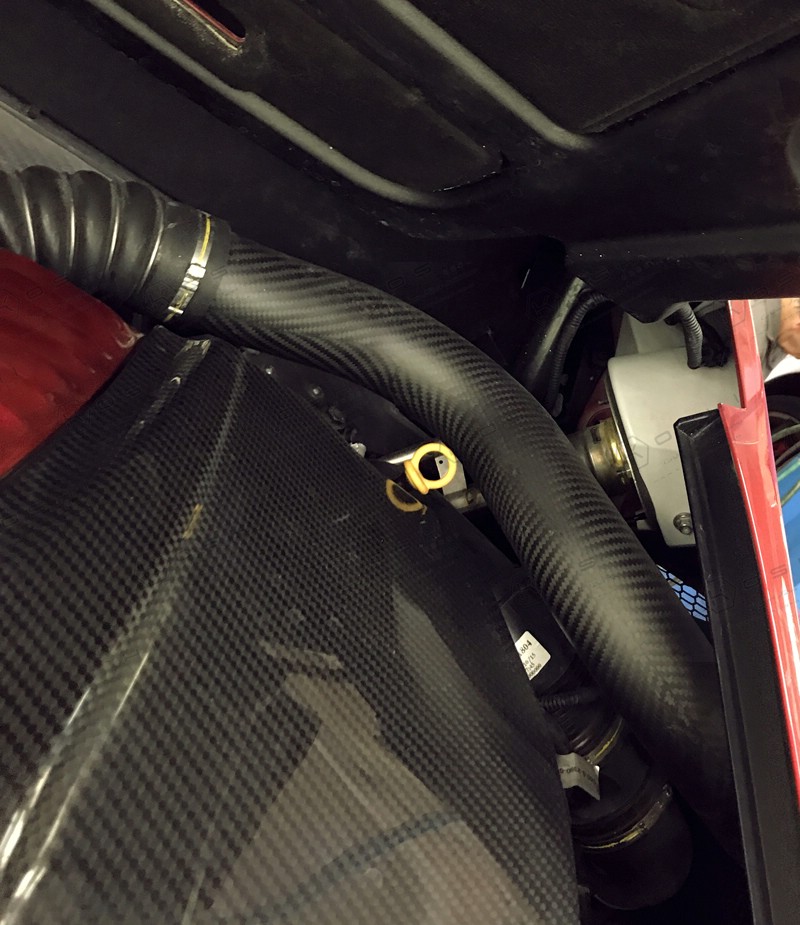 Koshi Carbon exhaust manifold cooling duct