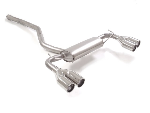Ragazzon Duplex rear silencer 2x 80mm round staggered