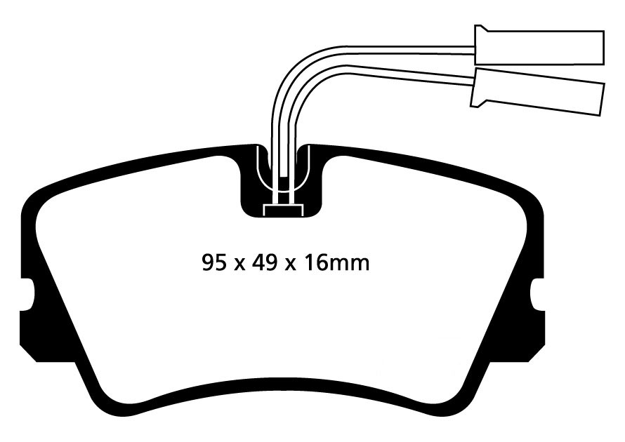 EBC Blackstuff Brake pads front