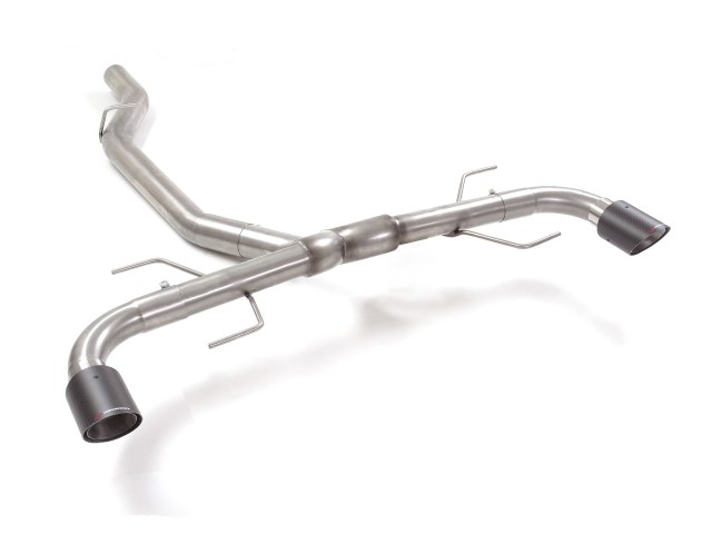 Ragazzon Duplex rear pipes group N 1x 90mm round Sport Line