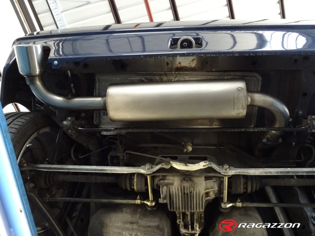 Ragazzon rear silencer 1x 102mm round