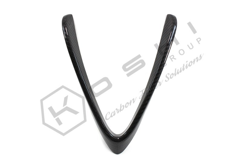 Alfa_Romeo_4C_Carbon_fiber_front_bumper_central_V_shield_1 Koshi Carbon Front Bumper V Shaped Frame