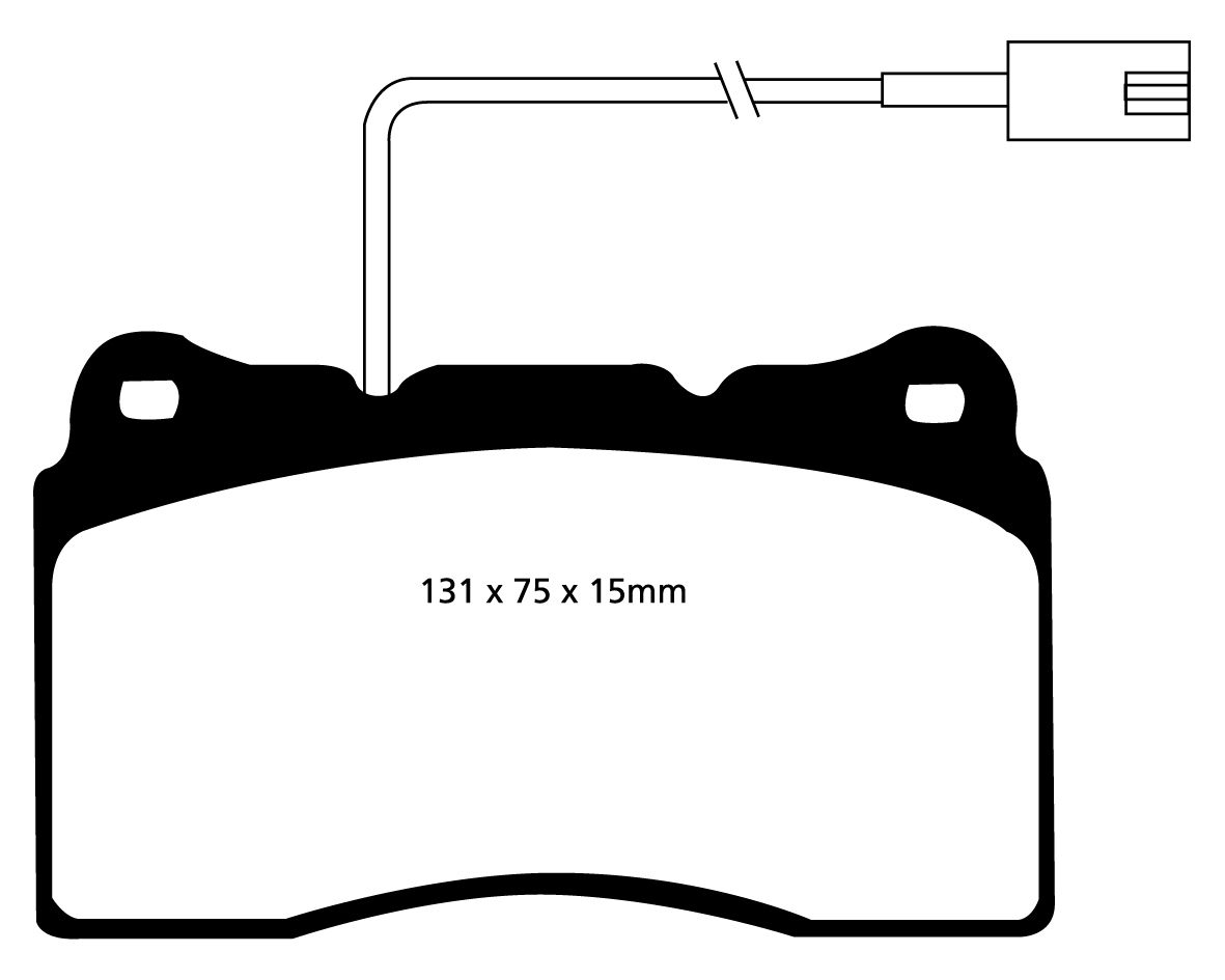 EBC Redstuff Brake pads front