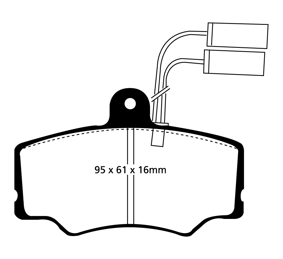 A0835 EBC Blackstuff Brake pads front