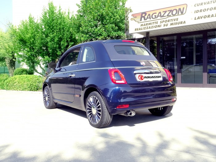 Ragazzon rear silencer 1x 115x70mm oval