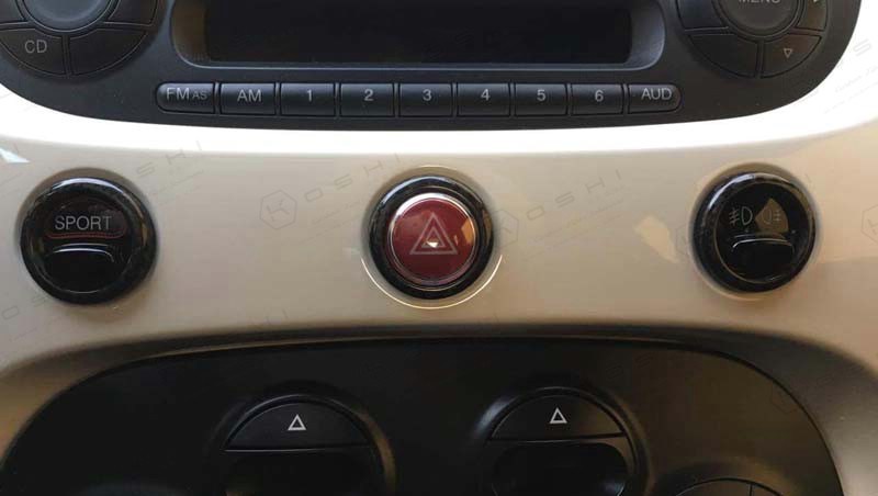 Koshi Carbon Dashboard Buttons Trims