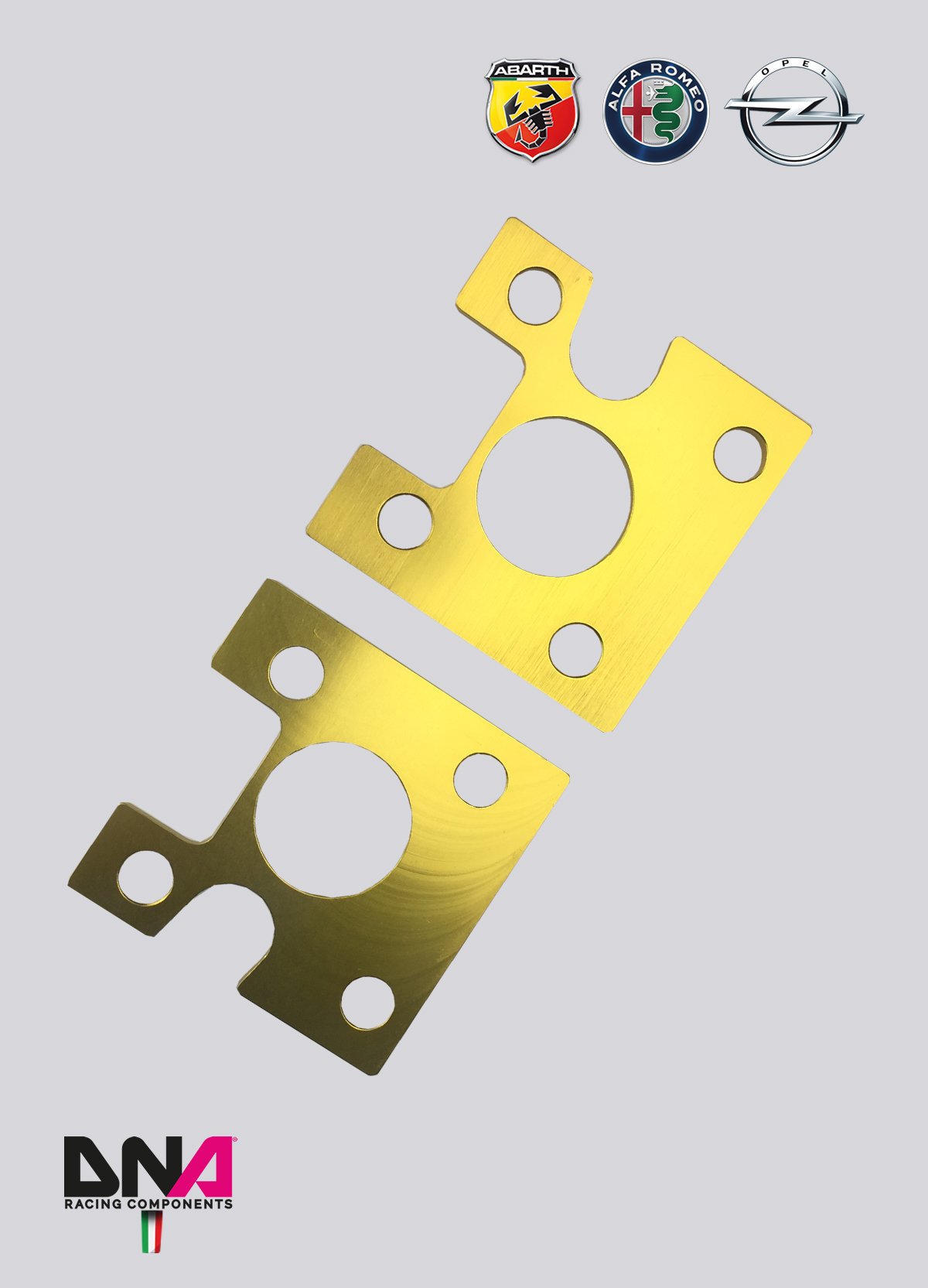 PC0080-2 DNA Racing Rear Camber Plates Kit