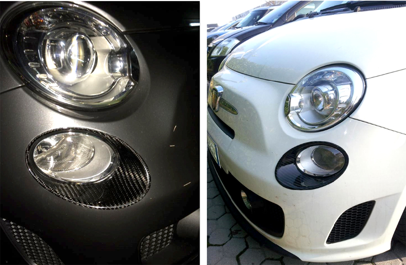 Koshi Carbon Headlights Frame Cover