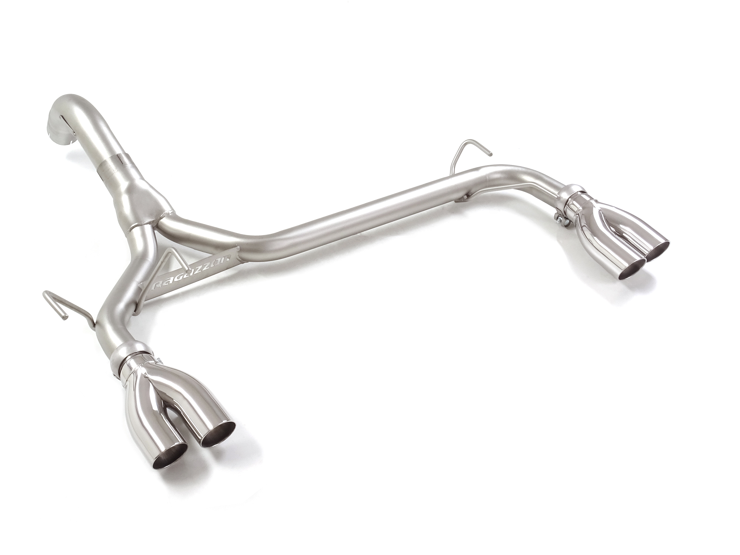 Ragazzon Duplex rear pipe system group N 2x 60mm round Sport Line offset Ragazzon Duplex rear pipe system group N 2x 60mm round Sport Line offset