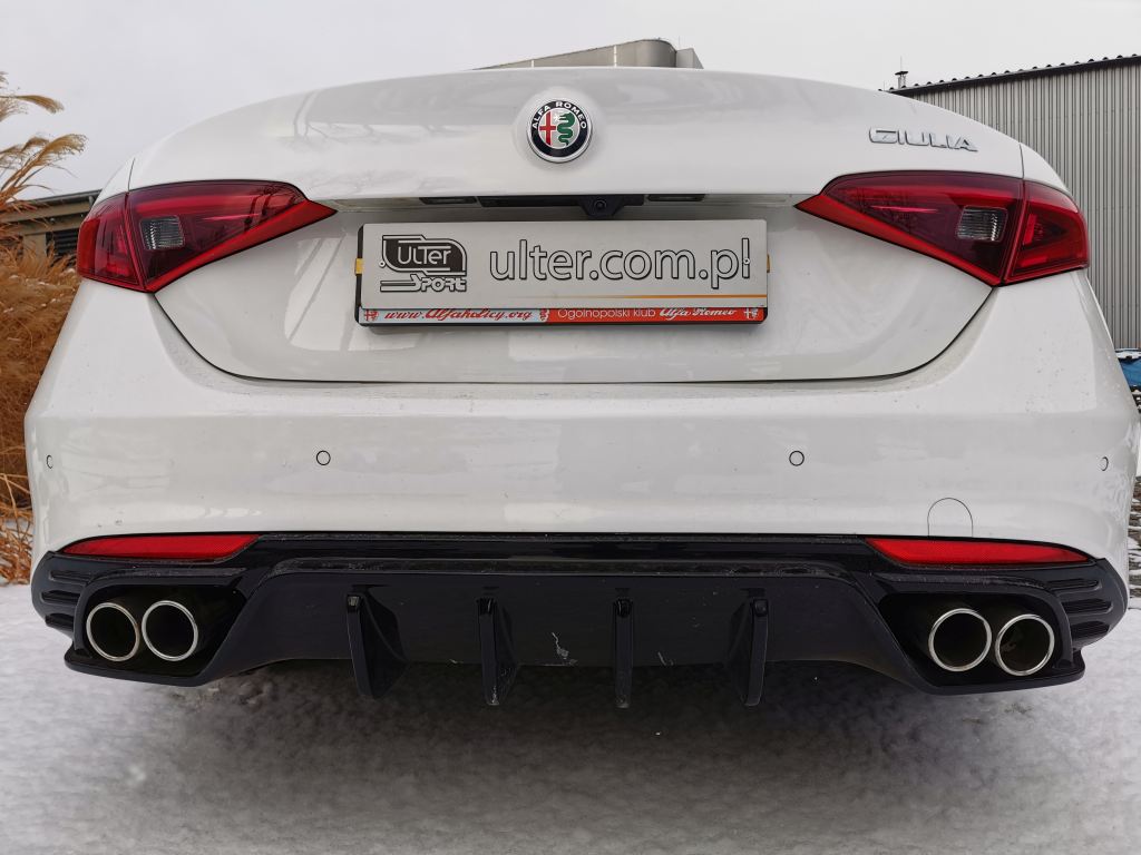 Ulter Sport Duplex-rear silencer 2x 80mm round + Diffusor Ulter Sport Duplex-rear silencer 2x 80mm round + Diffusor