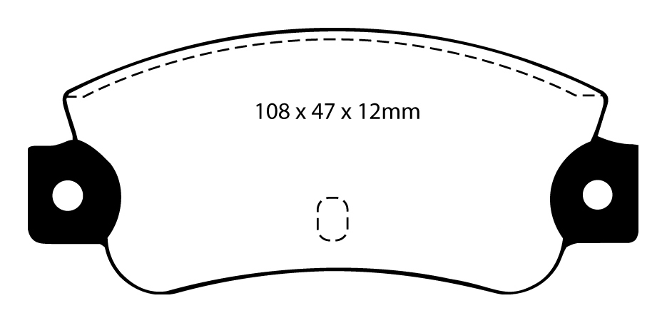 A0501 EBC Blackstuff Brake pads rear