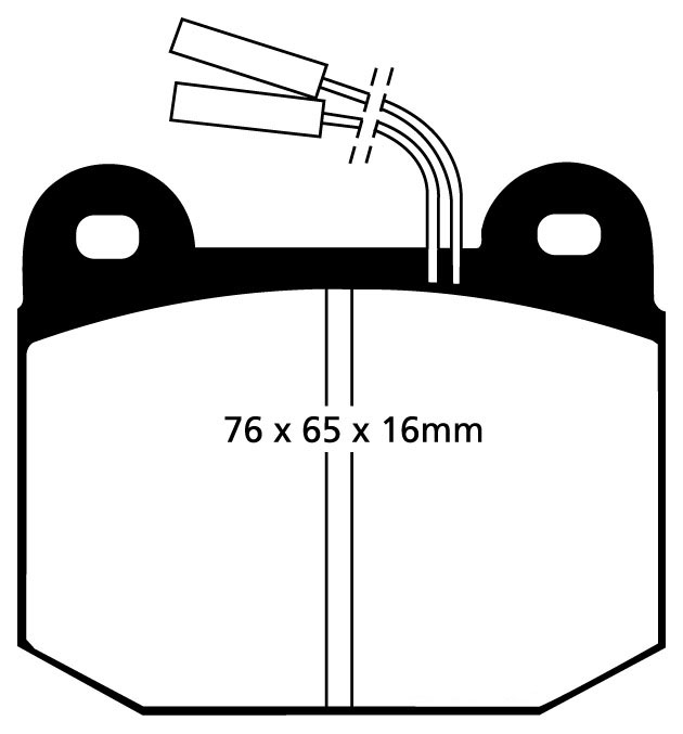 EBC Blackstuff Brake pads front