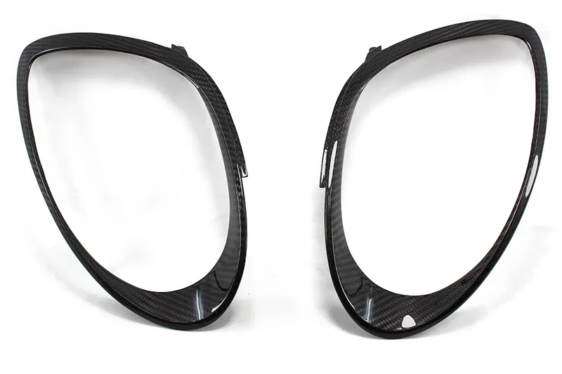 Carbon-fiber-Mito-headlight-trim Koshi Carbon headlight trim