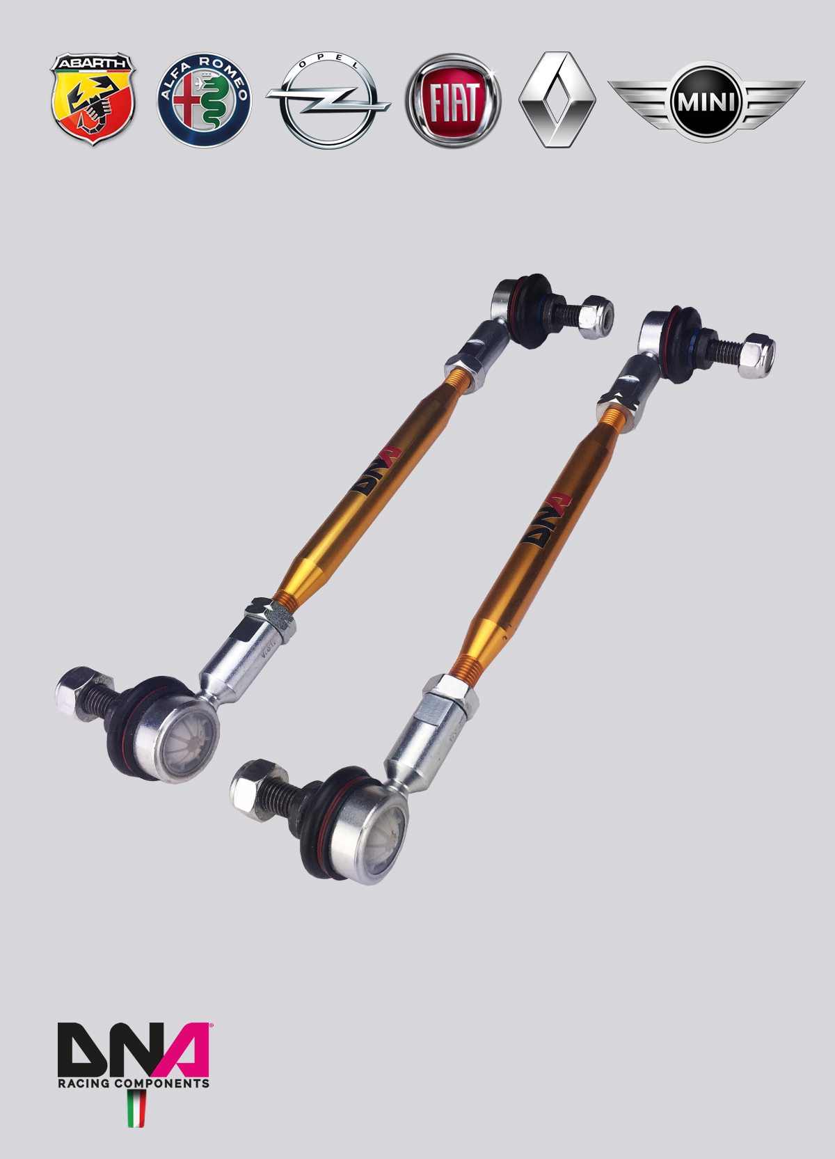 PC1080-2 DNA Racing Pro Street Sway Bar Tie Rods Kit