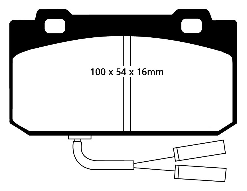 EBC Blackstuff Brake pads front