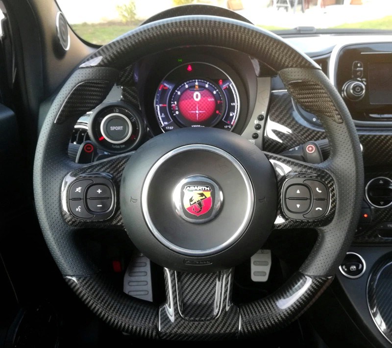 Koshi Carbon Frontal Decor Cover Steering Wheel