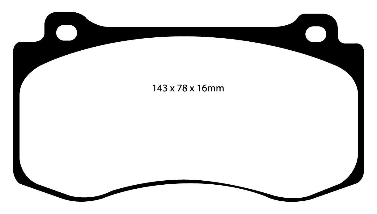A1764 EBC Yellowstuff Brake pads front