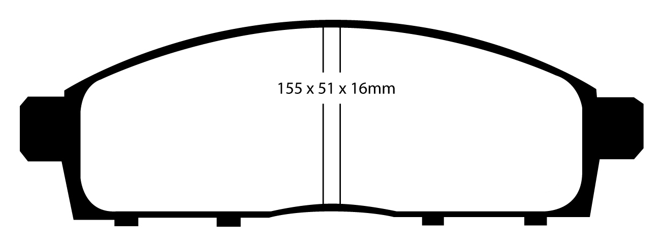 EBC Greenstuff Brake pads front