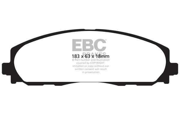 A1888 EBC Blackstuff Bremsbeläge vorne