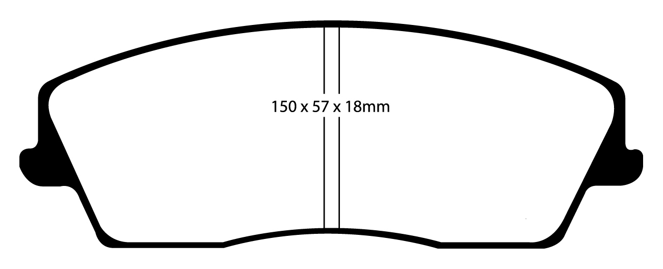 EBC Redstuff Brake pads front