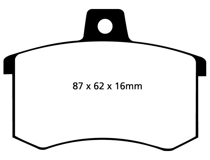 A0370 EBC Redstuff Brake pads rear