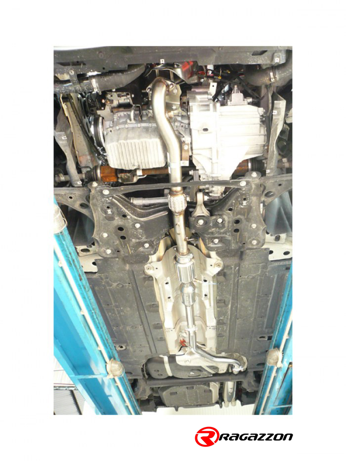 Fiat_GP_Evo_linea_completa Ragazzon front pipe with flex pipe