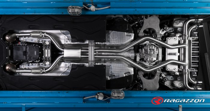 Ragazzon Duplex rear silencer 2x 102mm round Sport Line
