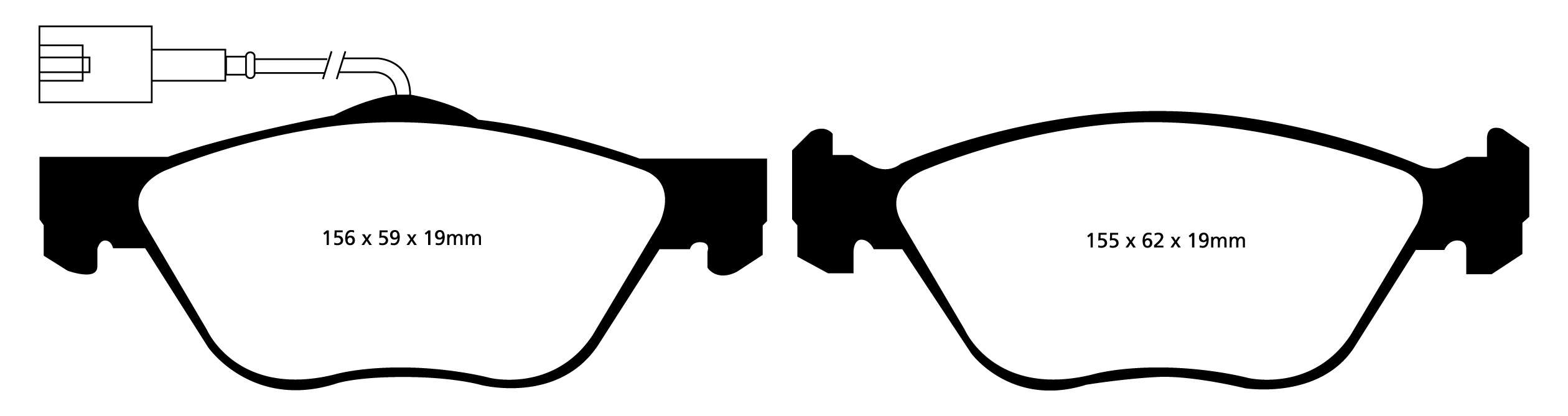 EBC Blackstuff Brake pads front