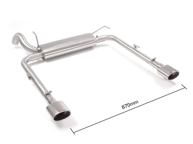 50-0922-10 Ragazzon Duplex Endschalldämpfer 1x 115x70mm oval