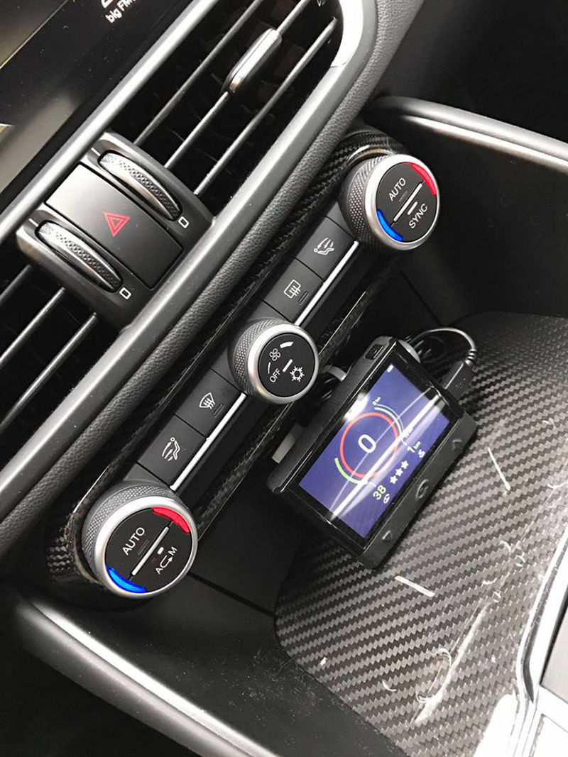Carbon-fiber-Alfa-Romeo-Giulia-AC-air-conditionate-cover-frame-SKU-ARGL-12C-3 Koshi Carbon AC air conditionate cover frame
