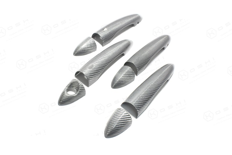 White-Alfa-Romeo-Giulia-Stelvio-Outside-Door-Handles-Cover-Trim-ARGL-02-W Koshi Carbon Äußere Türgriff-Verkleidungen