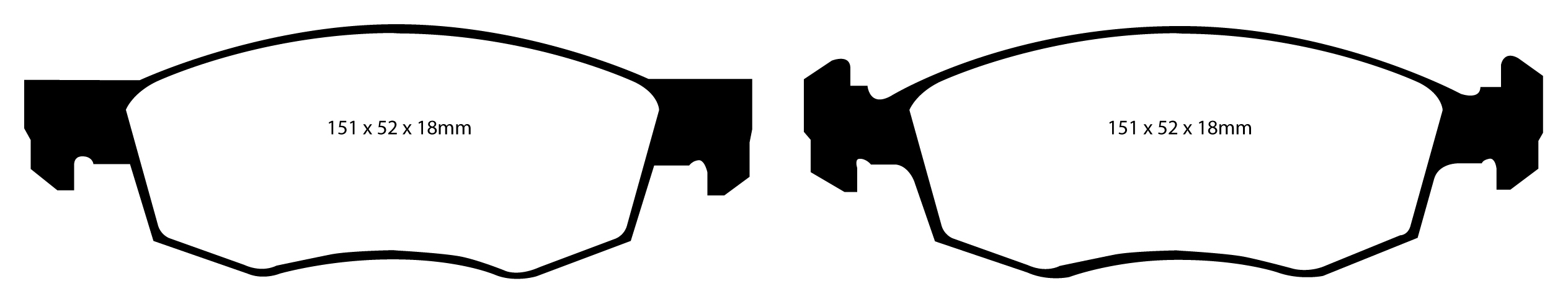 EBC Blackstuff Brake pads front