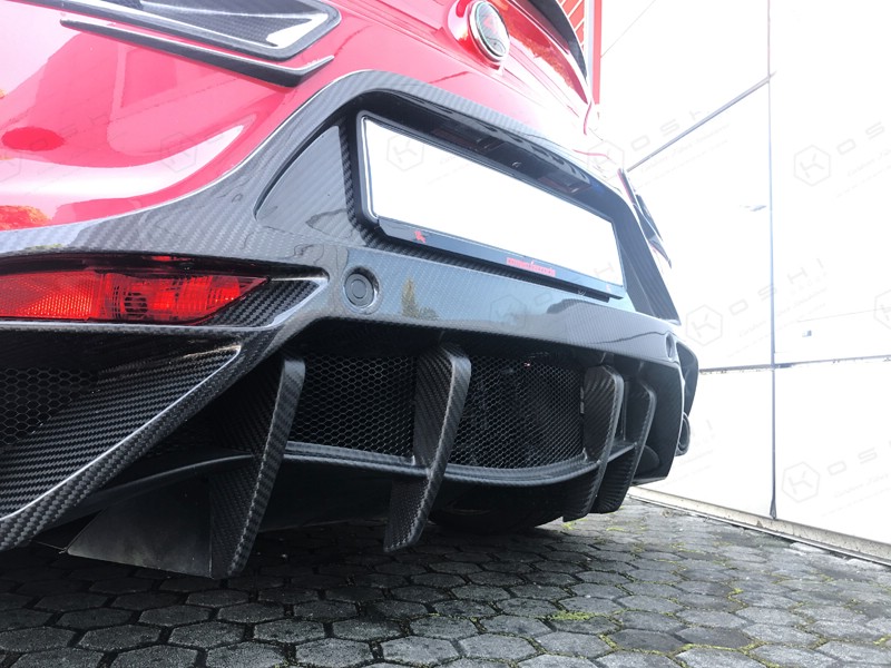 Koshi Carbon Rear Diffuser Flaps Deflector