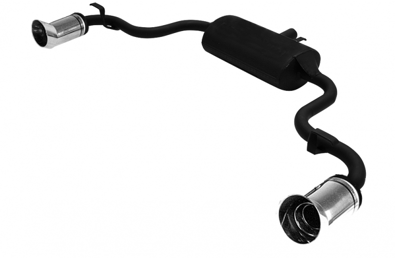 Ulter Sport Duplex Rear silencer 1x 80mm round Ulter Sport Duplex Rear silencer 1x 80mm round