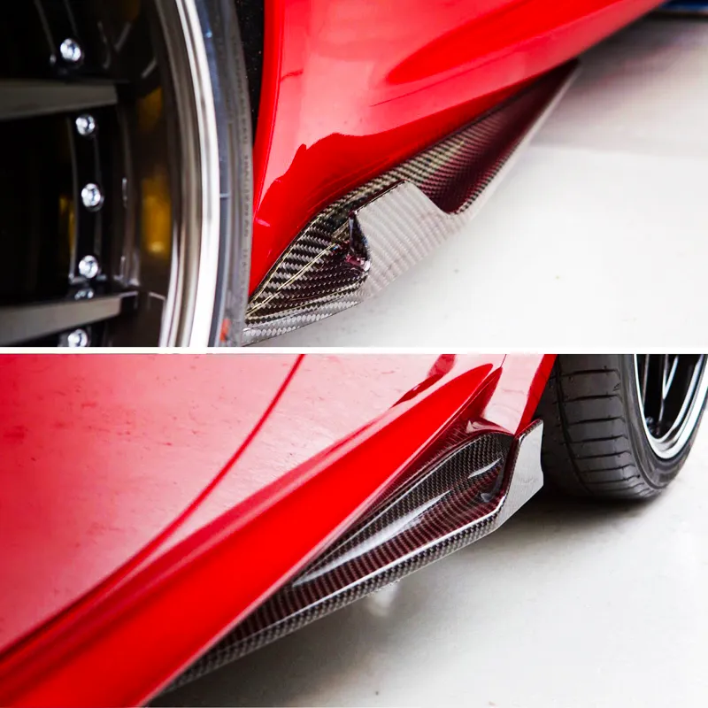Koshi Carbon Furia Shark Fin Side Skirts Koshi Carbon Furia Shark Fin Side Skirts