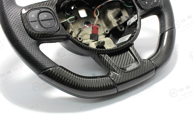 Koshi Carbon Frontal Decor Cover Steering Wheel
