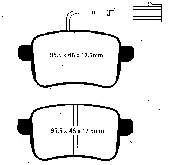 EBC Yellowstuff Brake pads rear