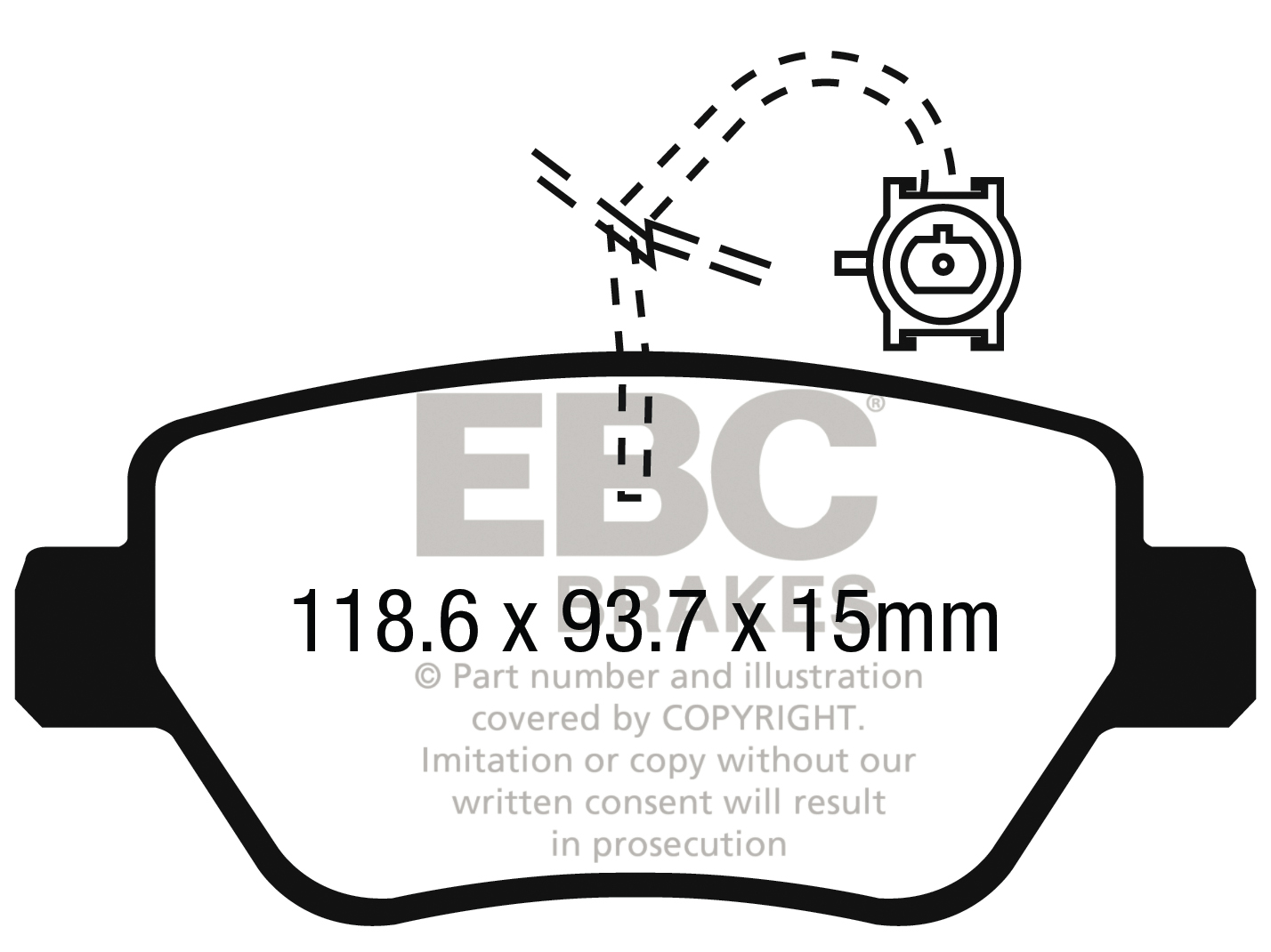 A2258 EBC Yellowstuff Bremsbeläge hinten