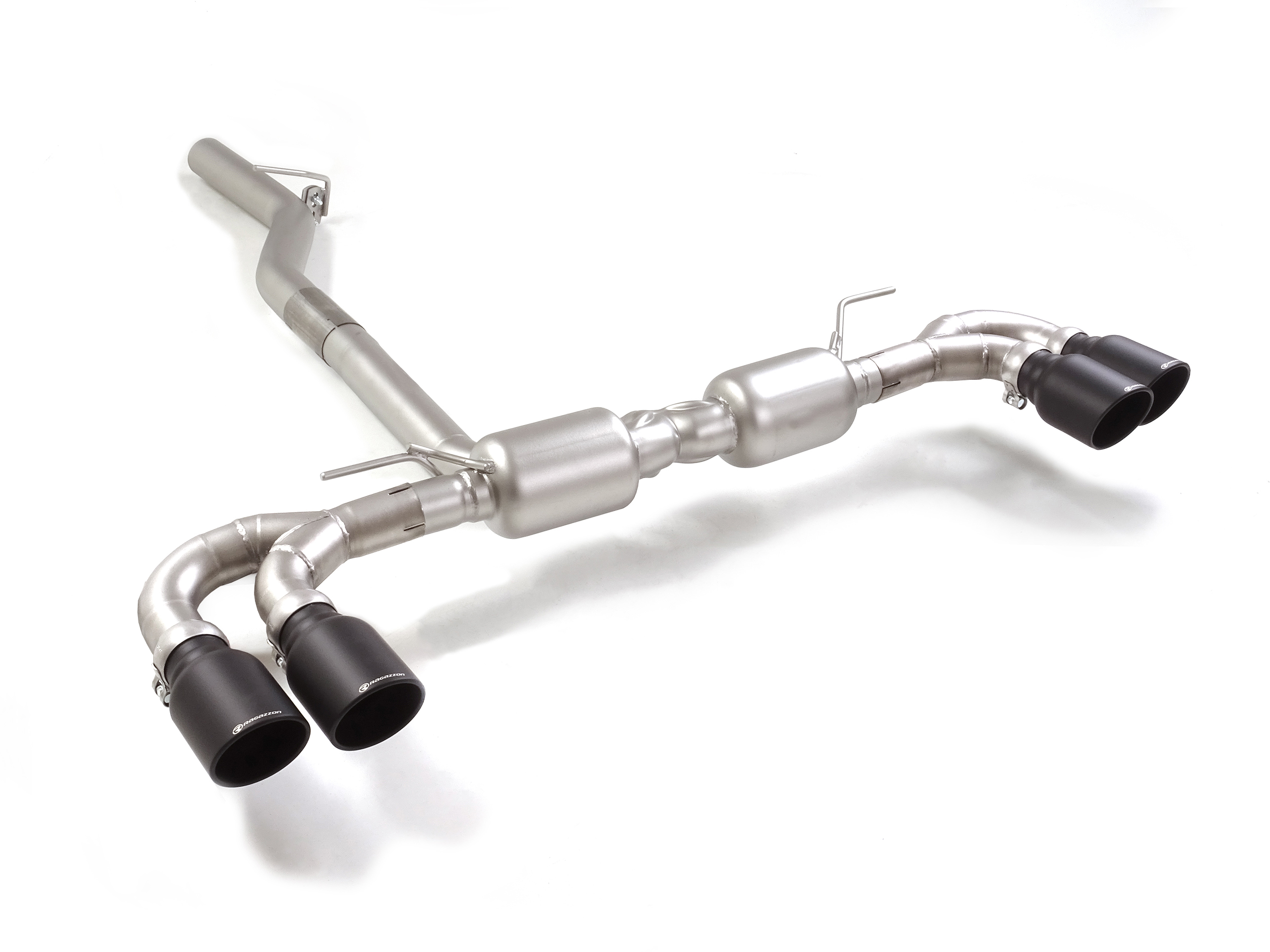 Ragazzon Duplex rear silencer 2x 102mm round Sport Line