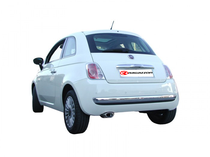Ragazzon rear silencer 1x 115x70mm oval
