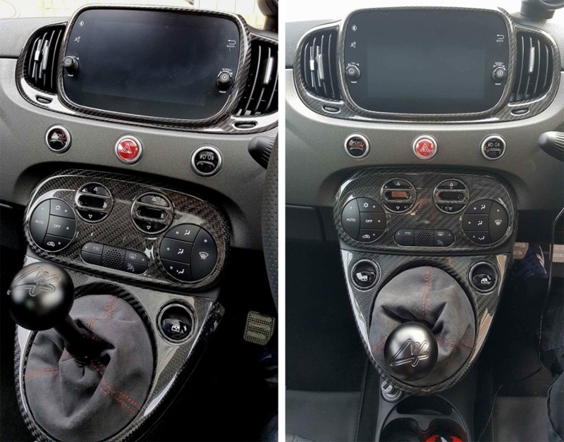Carbon-fiber-ABARTH-500-2016-1EhTNcaSZv3Wdj Koshi Carbon Audio System Frame Cover